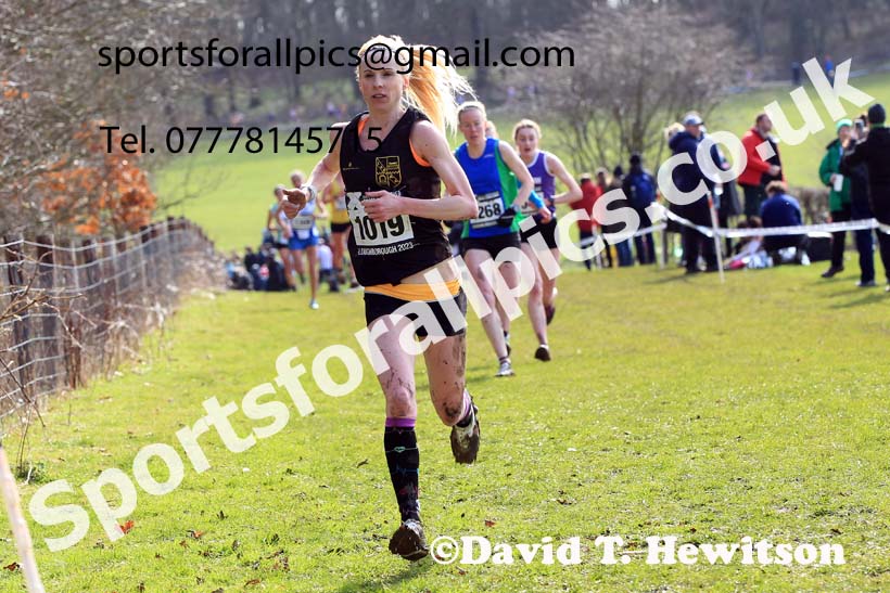 Senior Womens 2023 UK CAU Inter Counties Cross Country Champs, Prestwold Hall, Loughborough. Photo: David T. Hewitson/Sports for All Pics